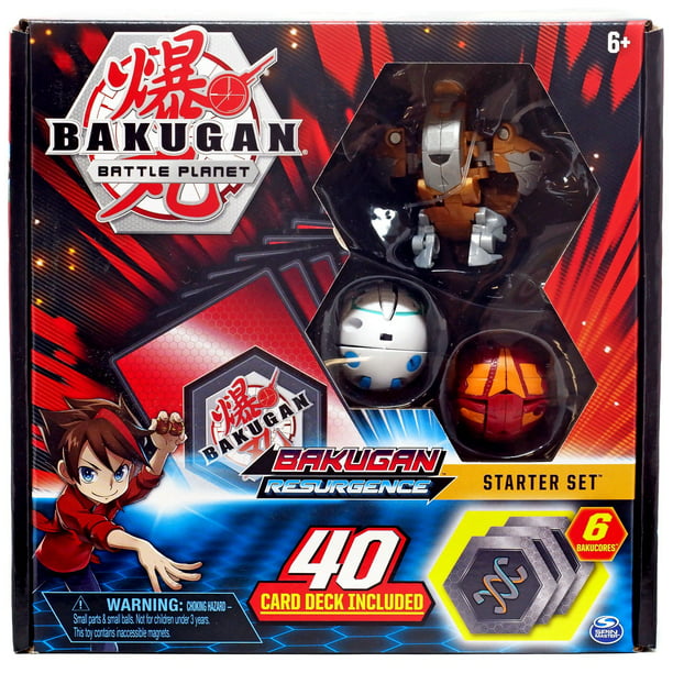 Bakugan Battle planet battle brawlers Starter 40 card set & arena kit